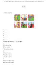 Tuyển tập 7 Đề thi học kì 2 môn Tiếng Anh 4 sách i-Learn Smart Start (Kèm đáp án)